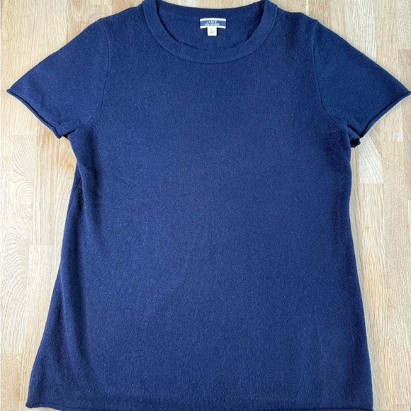 💙J.CREW CASHMERE RELAXED TEE - Picture 1 of 5